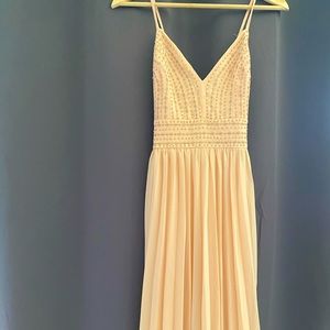 Blush beaded dress